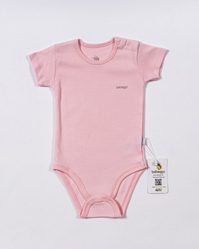 Bebengo BU4025 Basic Kısa Kol Body Pembe - Bebengo