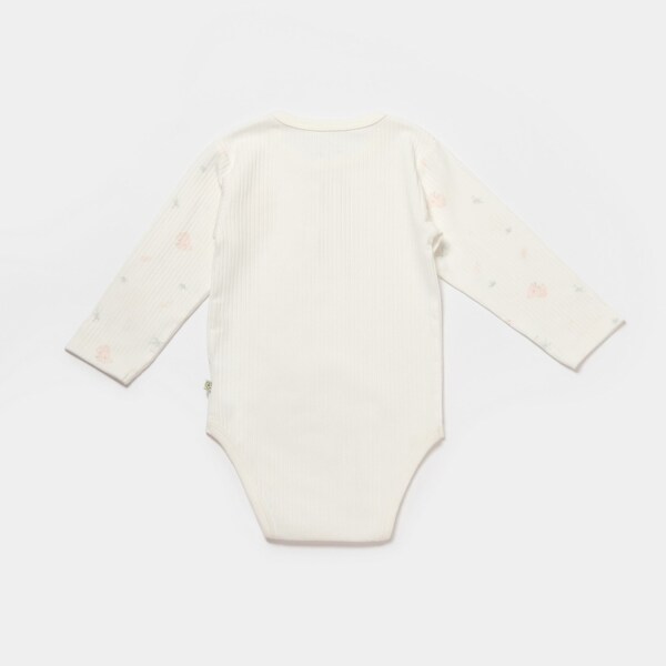 Bibaby Biorganic Koala Jungle Uzun Kol Bebek Body 56973 Pembe - 2