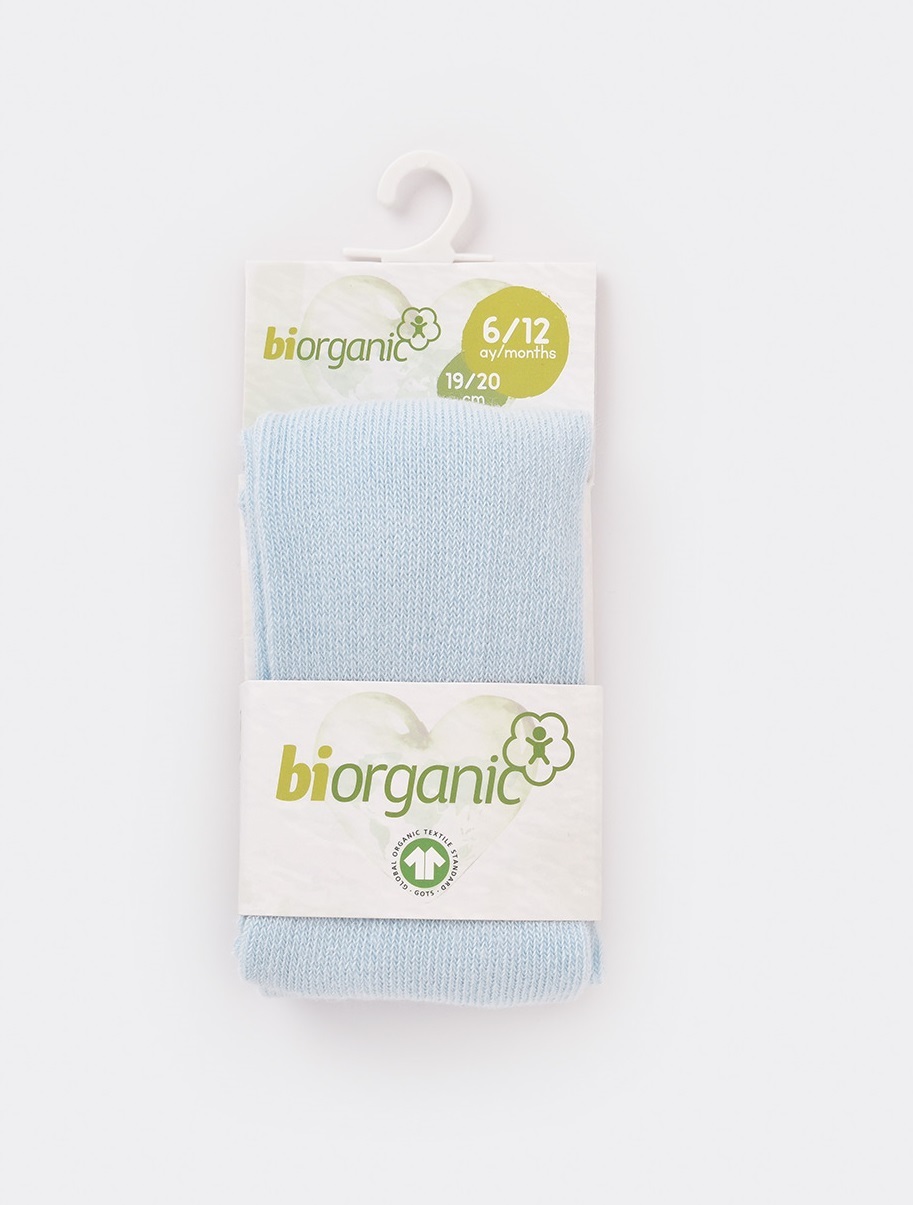 Bibaby Biorganic Basic Külotlu Çorap 68235 Mavi - 1