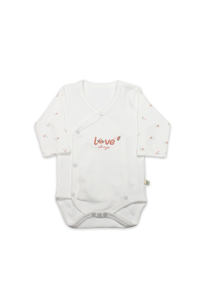 Bistyle Grow İn Lowe Kravuze Body 17106 Pembe Ekru - Bistyle