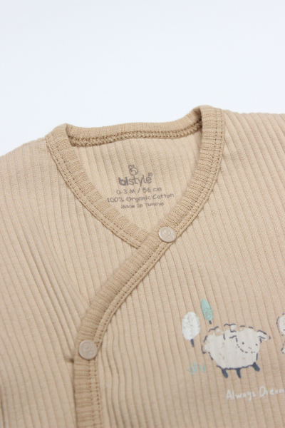 Bistyle Always Dream Yarım Kol Badi 17115 Ekru Bej - 3