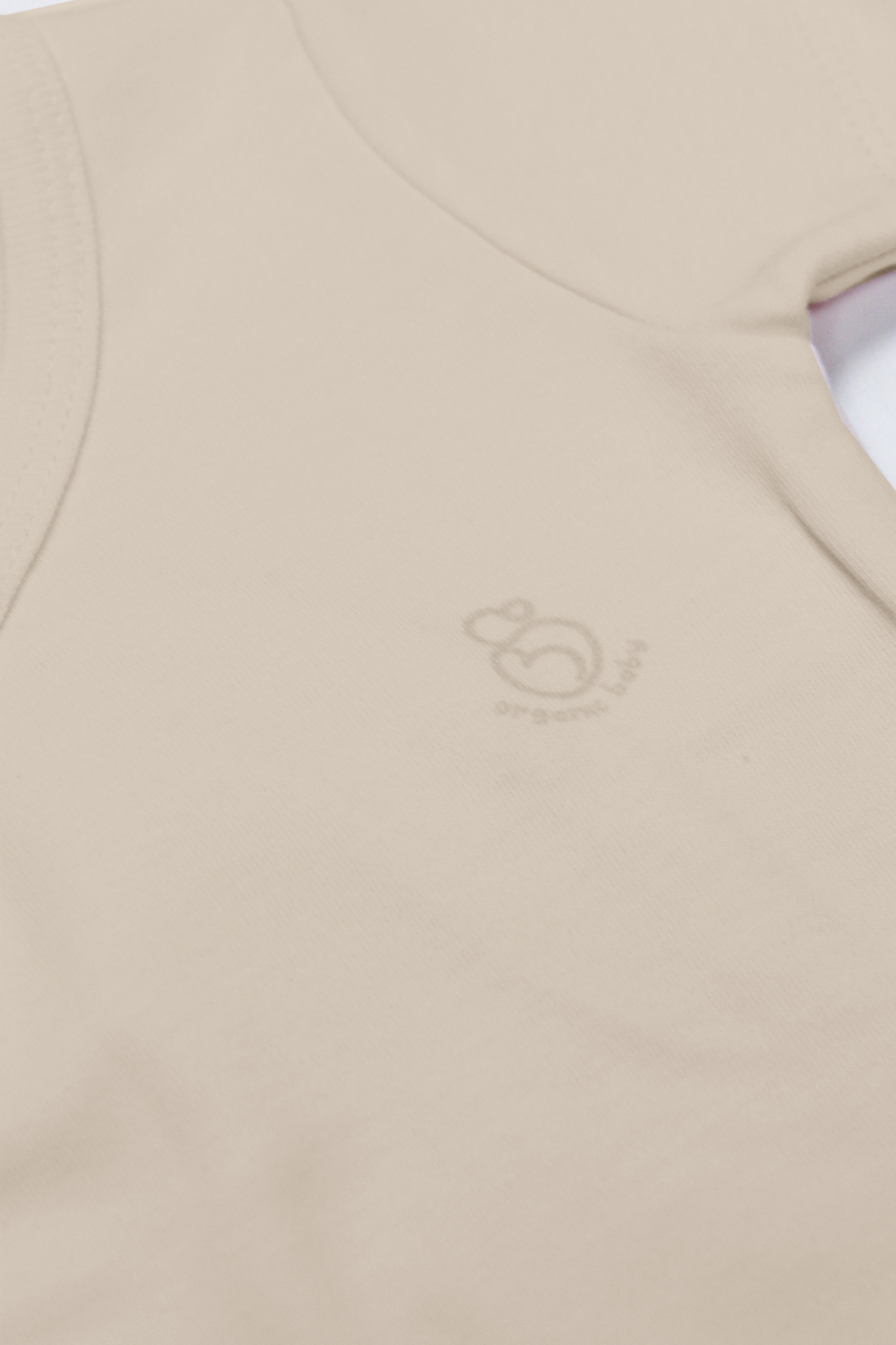 Bistyle Organik Natural Basic Style Kruvaze Uzun Kol Body BS17102 Bej - 3