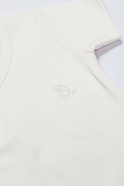 Bistyle Organik Natural Basic Style Kruvaze Yarım Kol Body BS17101 Ekru - 3