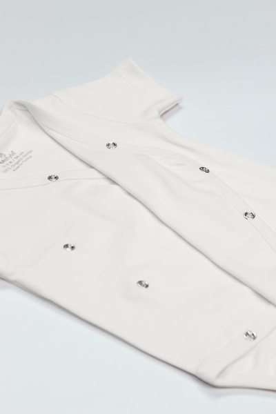 Bistyle Organik Natural Basic Style Kruvaze Yarım Kol Body BS17101 Ekru - 4