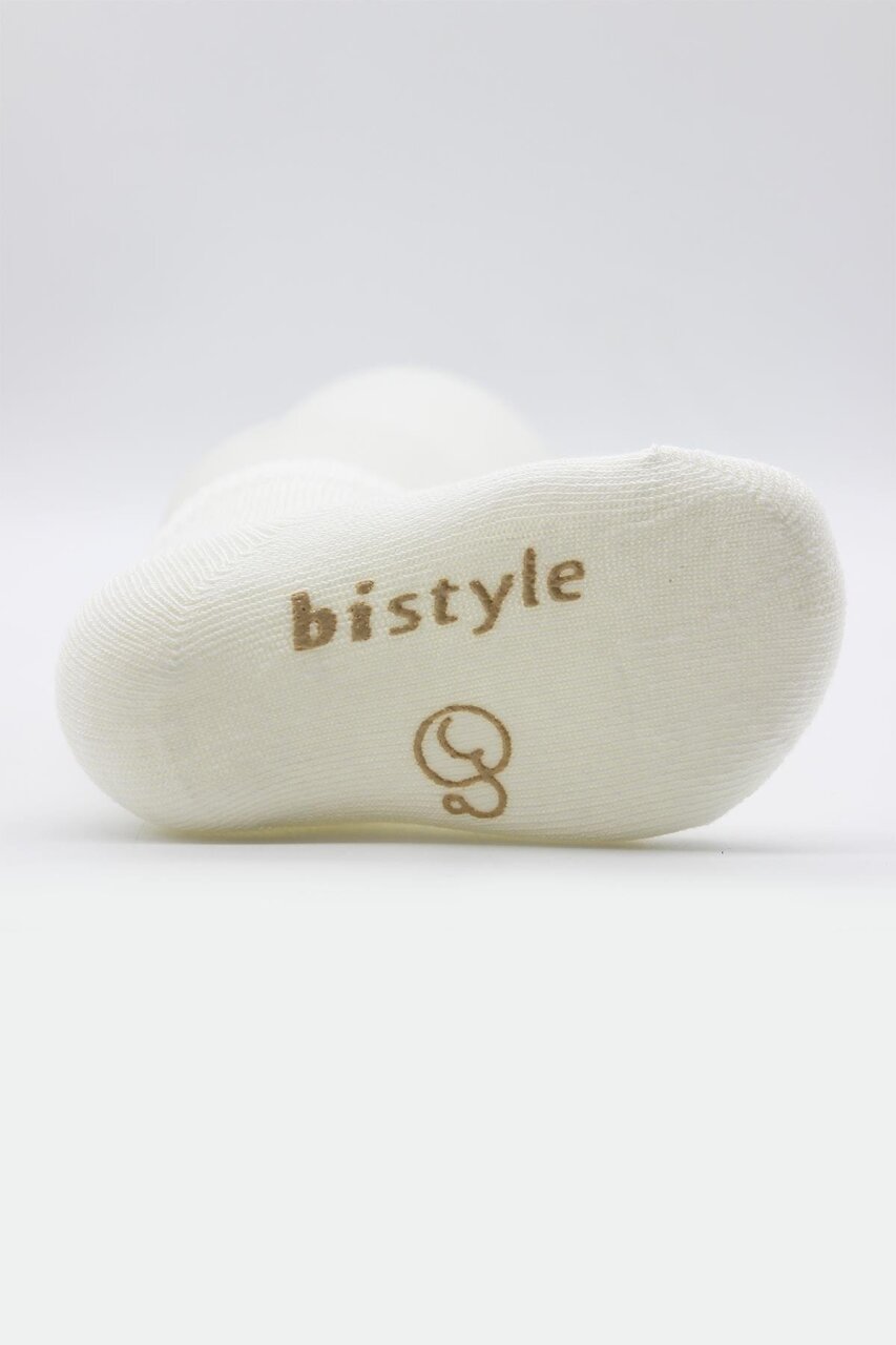 Bistyle 3'Lü Puanlı Kaymaz Penye Soket Çorap 10108 Bej - 5
