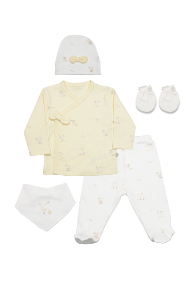Bistyle 5Li Hastane Çıkışı Welcome Baby Duck 12103 Sarı - 1