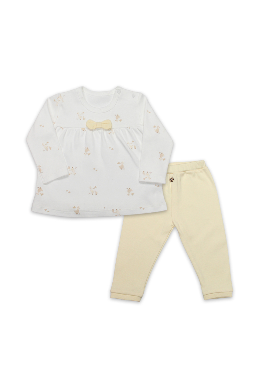 Bistyle 2Li Takım Welcome Baby Duck 14104 Sarı - 1
