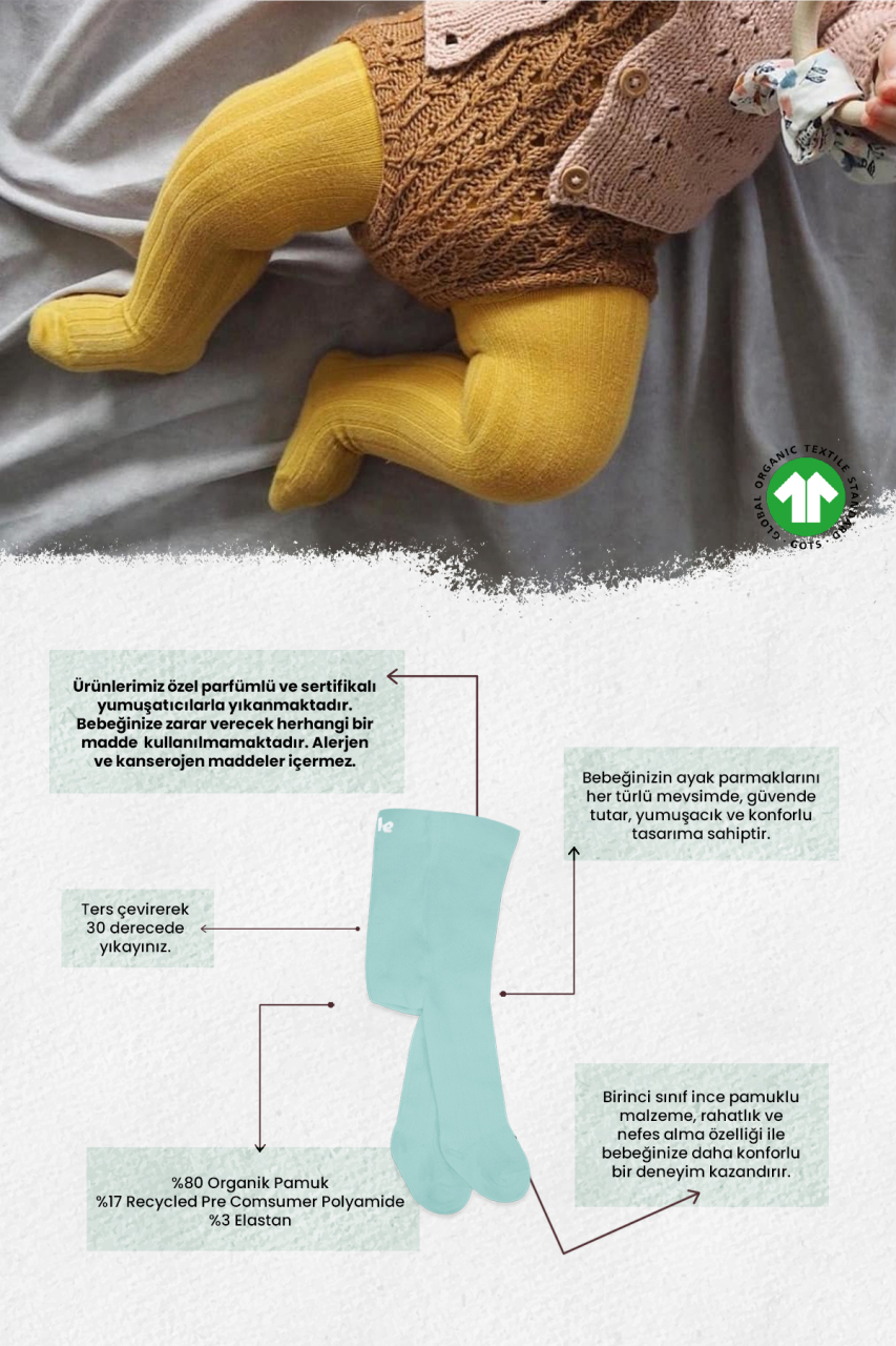 Bistyle 3lü Penye Külotlu Çorap BS3100 Nil - 2