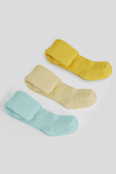 Bistyle 3lü Penye Külotlu Çorap BS3100 Nil - 3