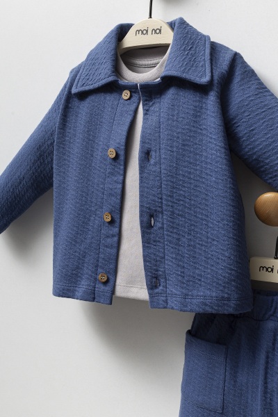 Moi Noi Ceketli Takım MNB5321 Navy Blue - 3