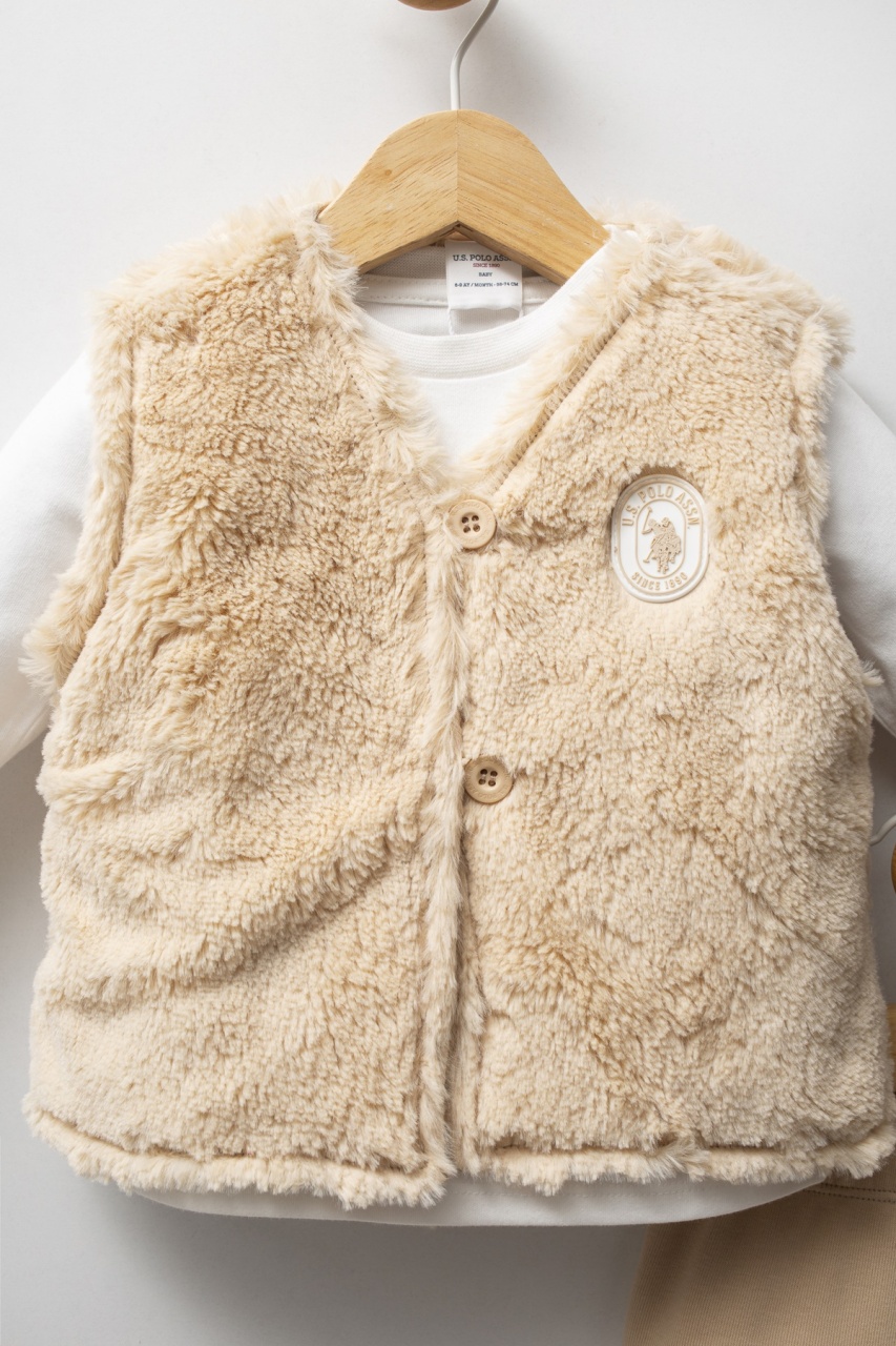 U.S. Polo Assn 3'lü Takım USB2779 Bej - 2