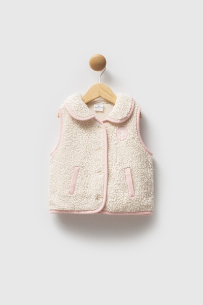 U.S. Polo Assn Yelek USB2777 Ekru - U.S.Polo