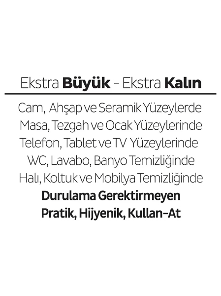 Sleepy Yüzey Temizlik Havlusu 100 Adet Lilyum Pembe - 4