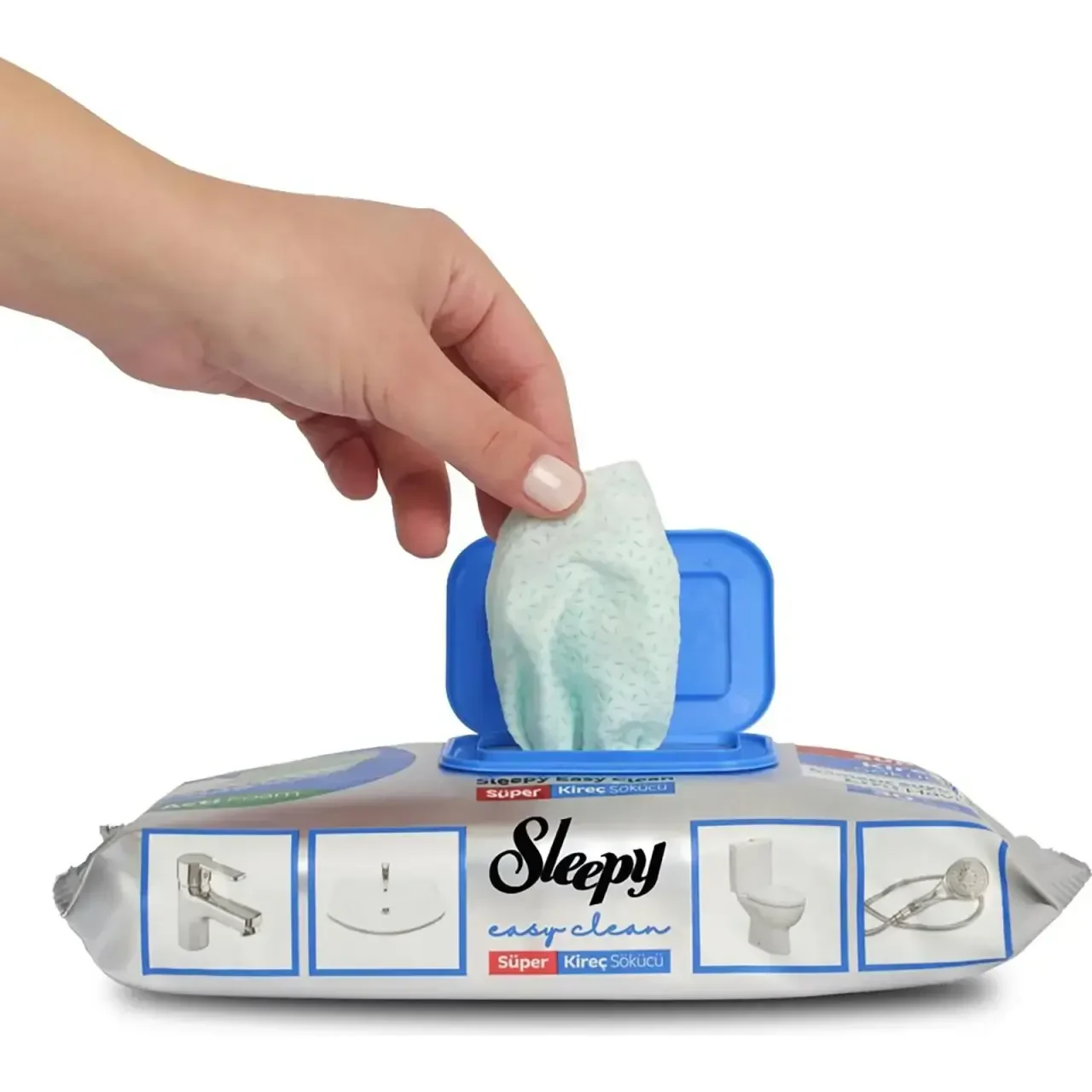 Sleepy Yüzey Temizlik Havlusu 30 Adet Kireç Çözücü - Sleepy