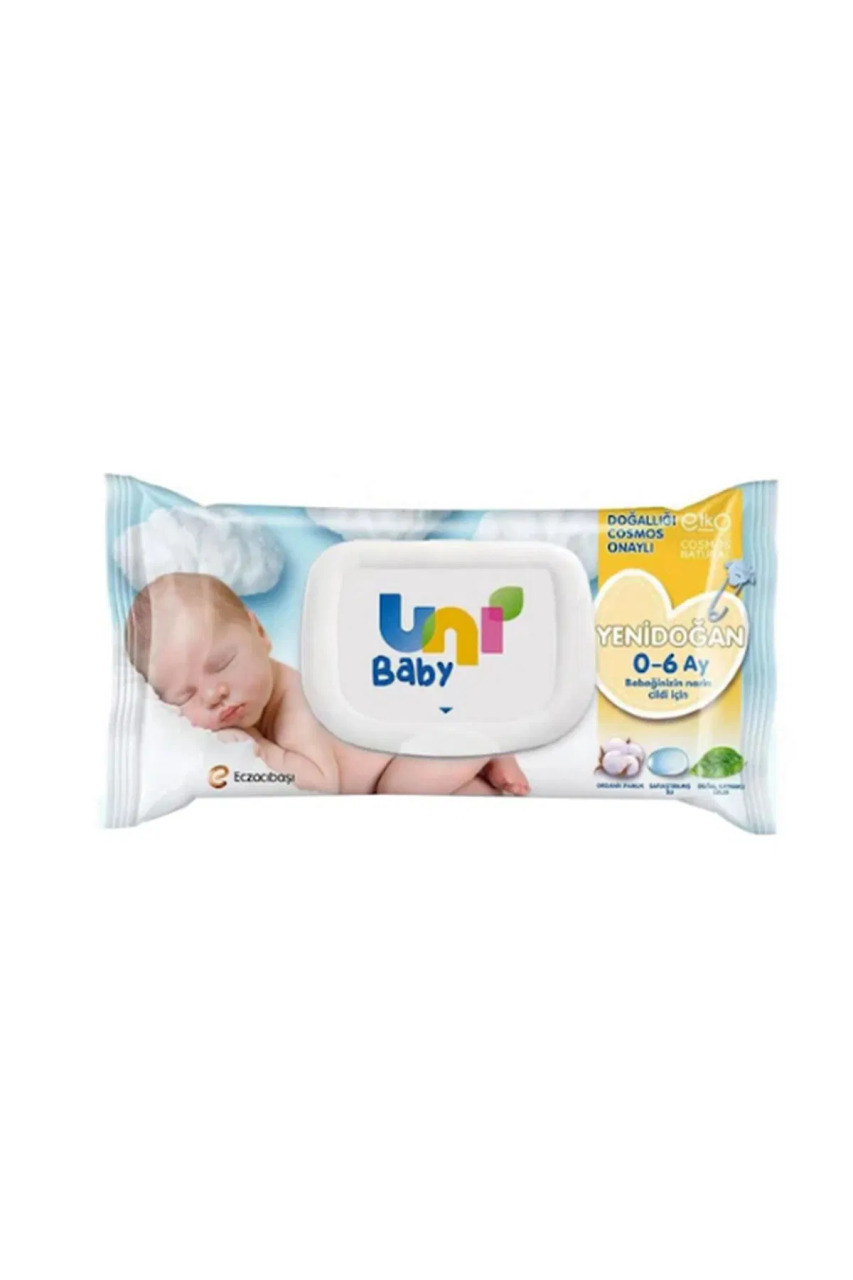 Uni Baby Yenidoğan Islak Havlu Mendil Tekli Paket 40'Lı - 1