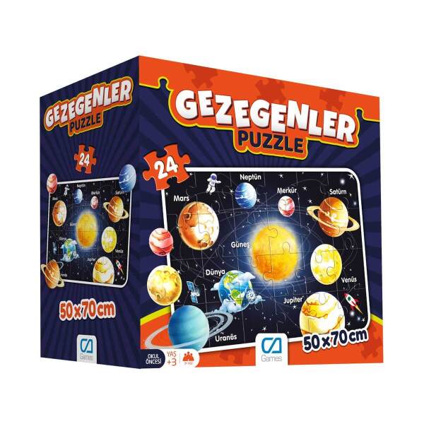 Games Gezegenler Eğitici Puzzle 5026 - Games