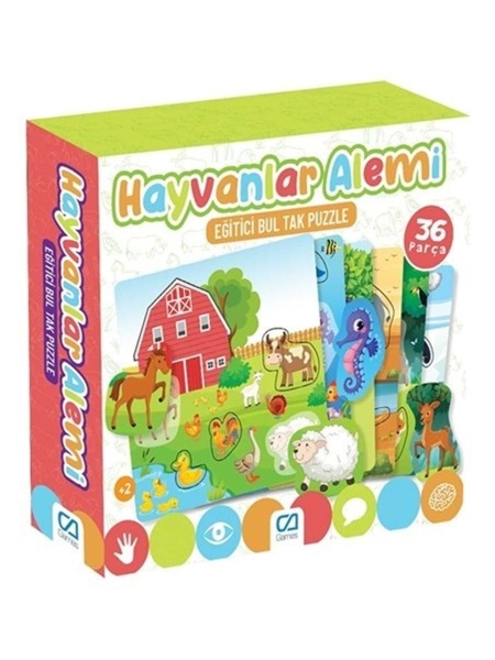 Games Hayvanlar Alemi 36 Parça Puzzle - Games
