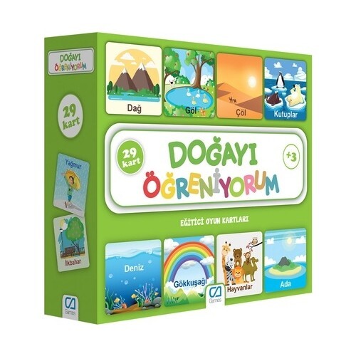 Games Doğayı Öğreniyorum Eğitici Oyun Kartları 29 Kart 5053 - Games