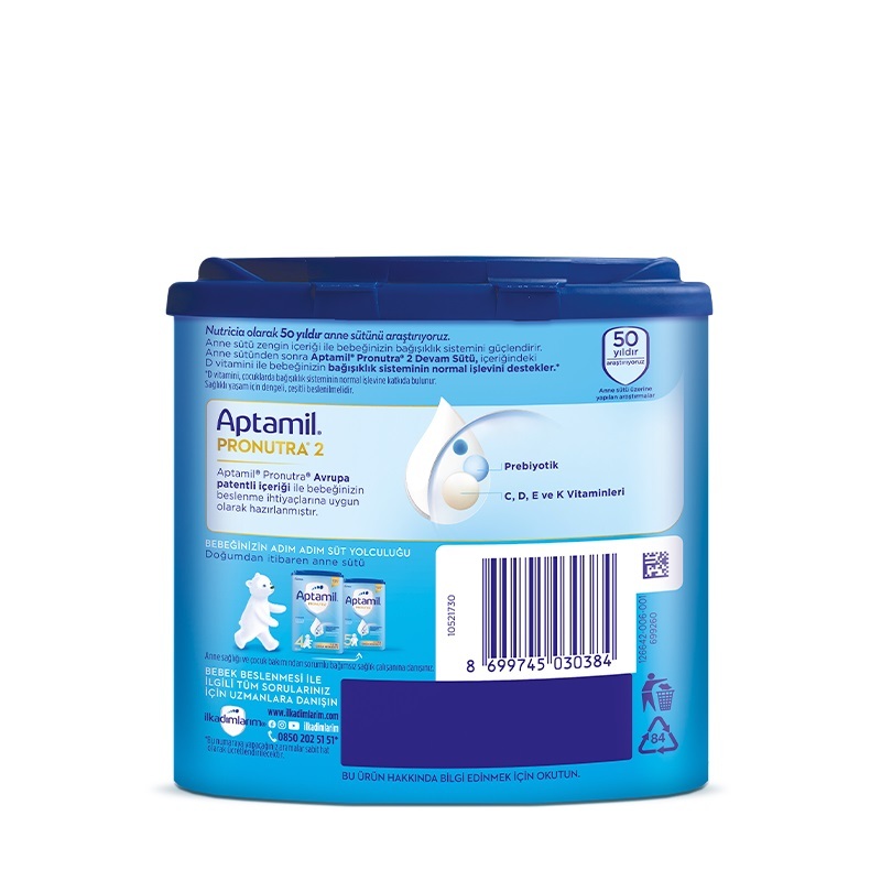 Aptamil Devam Sütü Maması No2 6-9 Ay 350 Gr - 2