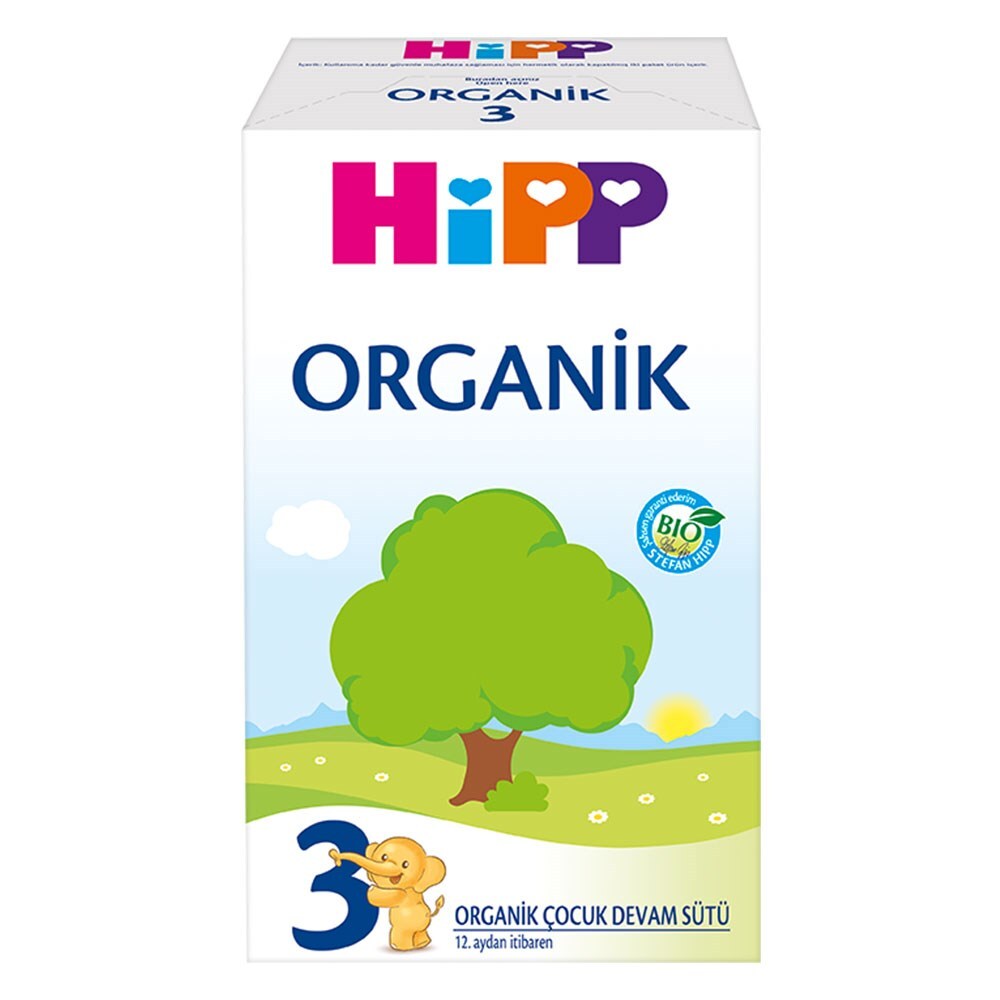 Hipp 3 Organik Devam Sütü 600 Gr - 1