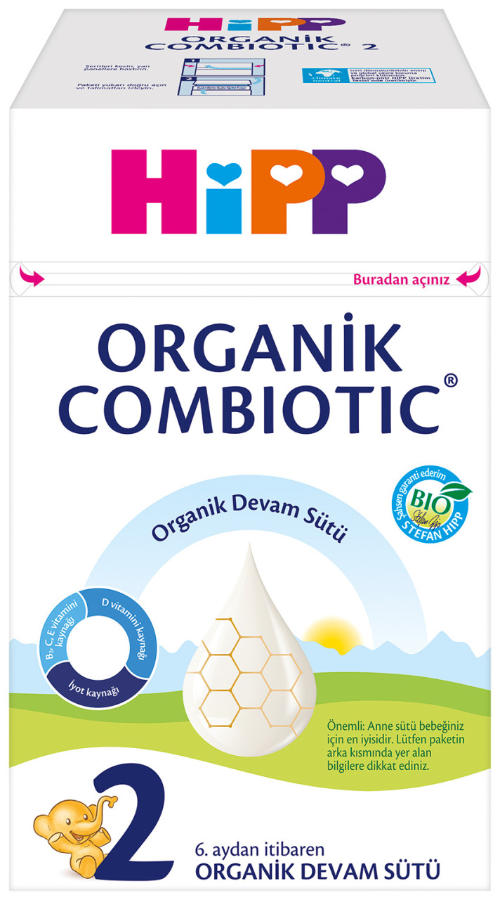 Hipp 2 Organik Combiotic Bebek Sütü 800 Gr - 1