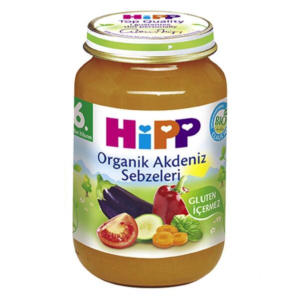 Hipp Organik Akdeniz Sebzeleri 190 Gr - Hipp