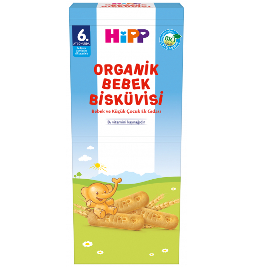 Hipp Organik Bebek Bisküvisi 180 Gr - 1