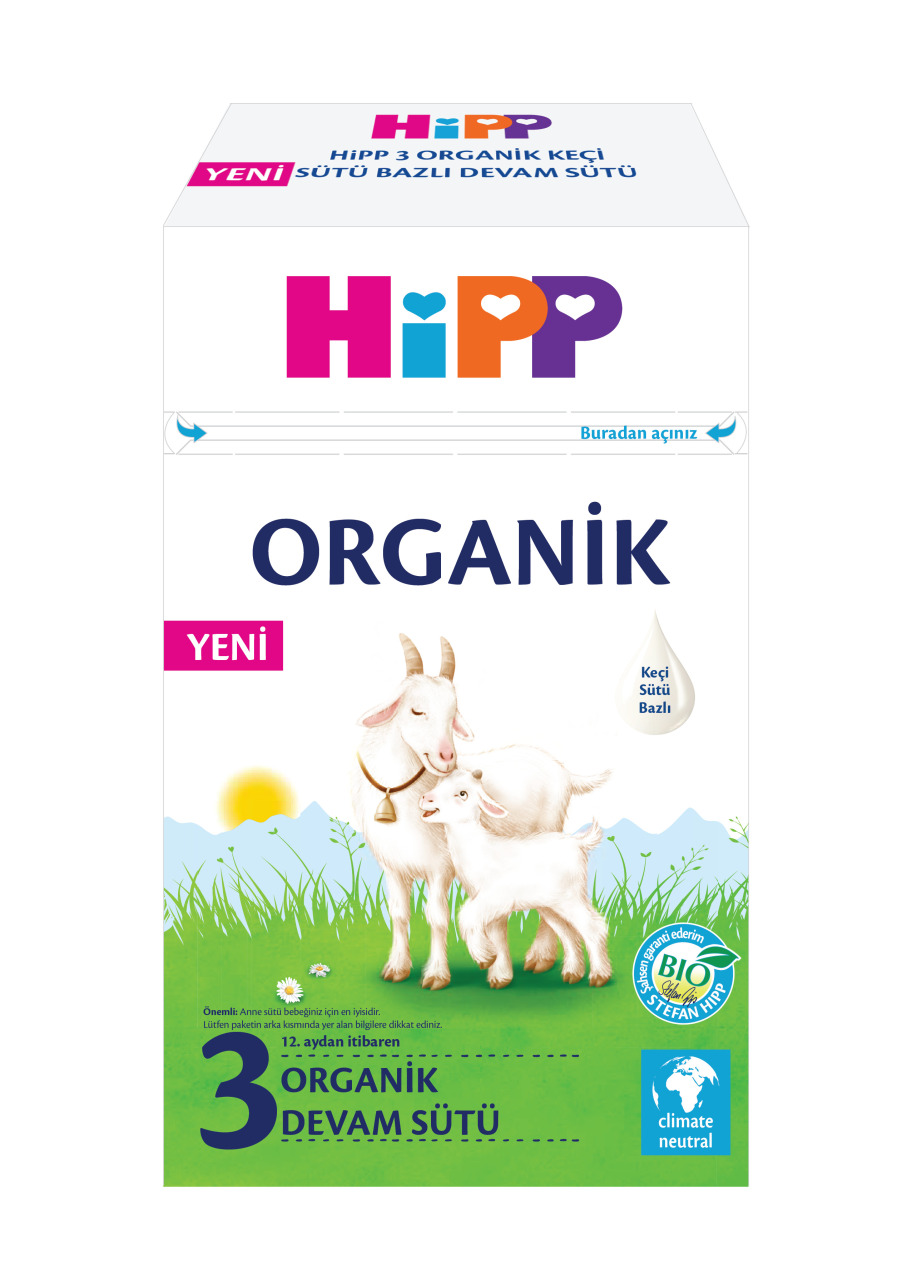 Hipp 3 Organik Keçisütü Bazlı Bebek Devam Sütü 400 Gr - 1