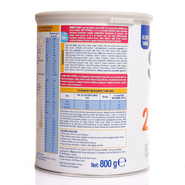 SMA Optipro Probiyotik 2 Bebek Devam Sütü 6-12 Ay 400 Gr - 3