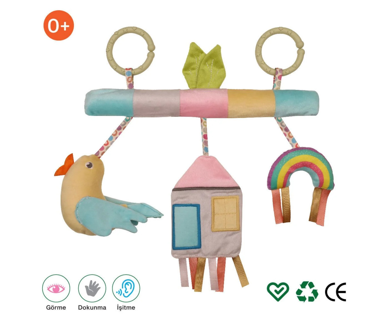 Hanger-mounted practical mobile - 1