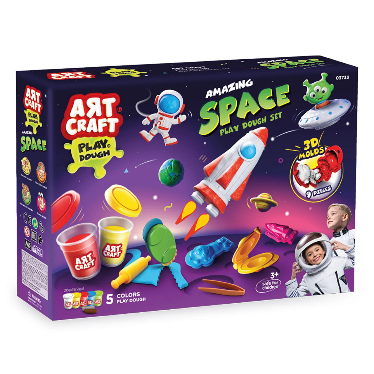 Art Craft İnanılmaz Uzay Oyun Hamuru 03733 - 2