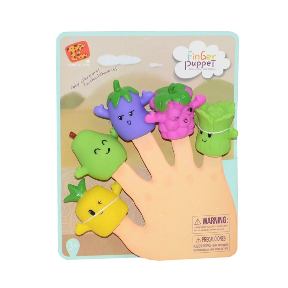 Finger Puppet Meyve Figürlü Parmak Kuklası - 2
