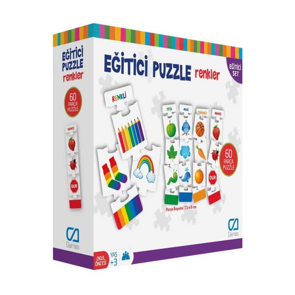 Games Eğitici Puzzle Renkler 60 Parça 5029 - Games