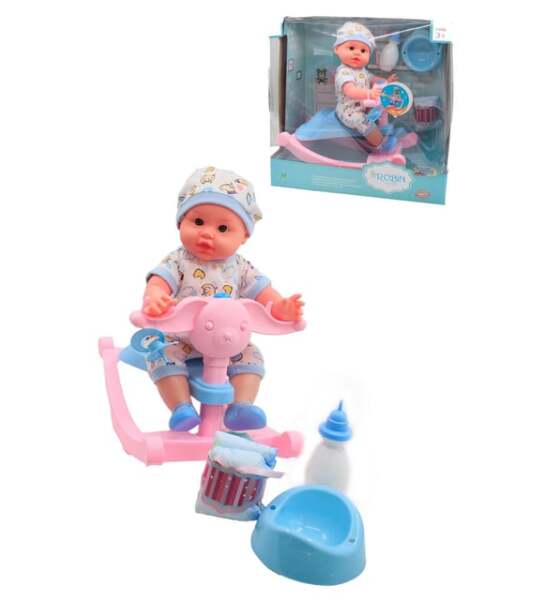 Global Robin Panda Salıncaklı Altını Islatan Bebek GL100958 - 2