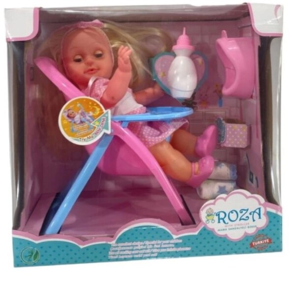 Global Toys Roza Mama Sandalyeli Bebek - Global Toys