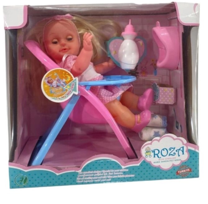 Global Toys Roza Mama Sandalyeli Bebek - 1