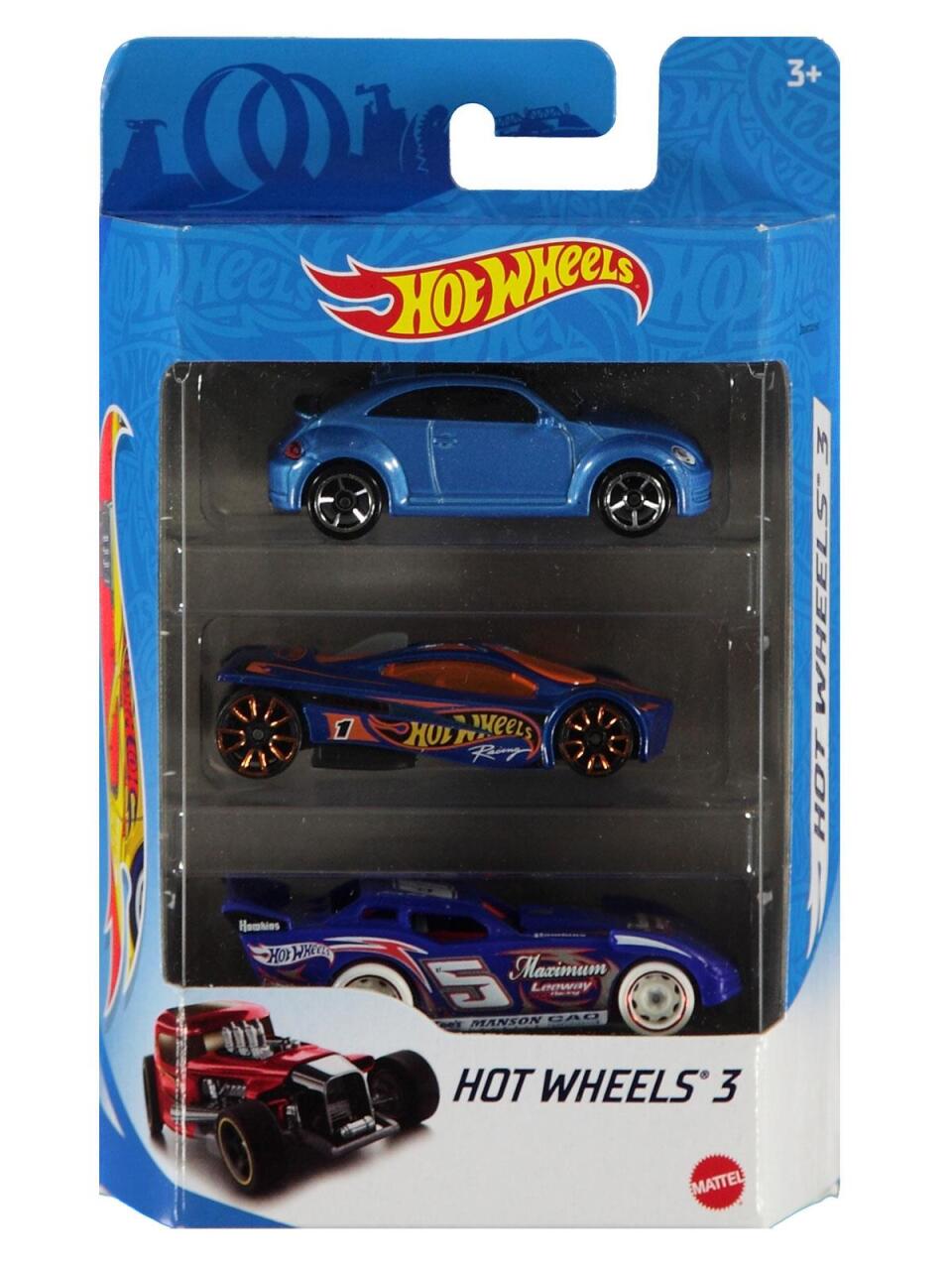 Hot Wheels 3Lü Araba Seti K5904 - 1