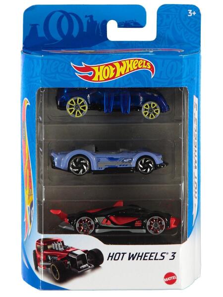 Hot Wheels 3Lü Araba Seti K5904 - 4