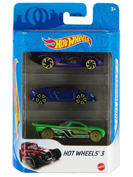 Hot Wheels 3Lü Araba Seti K5904 - 5