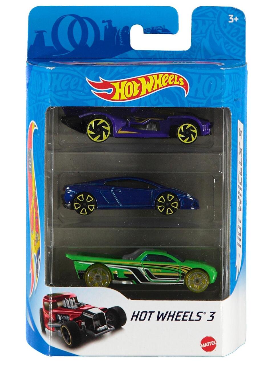 Hot Wheels 3Lü Araba Seti K5904 - 5