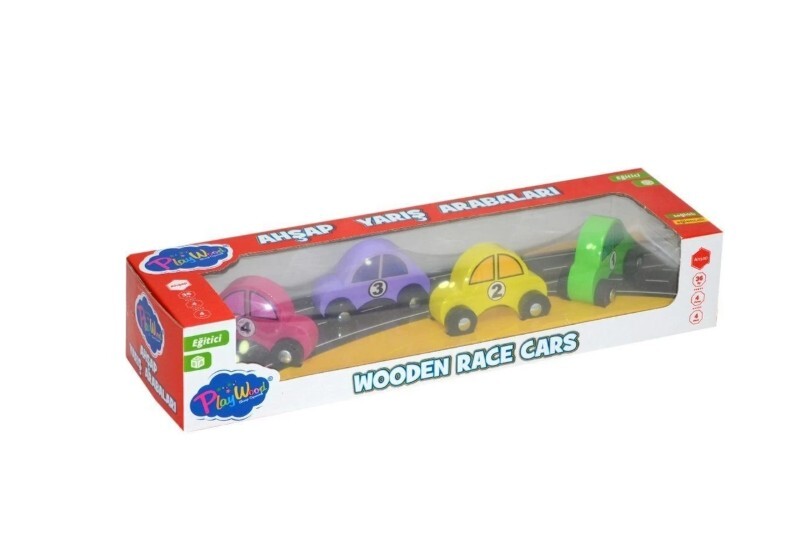 PlayWood Ahşap Yarış Arabaları 380 - 2