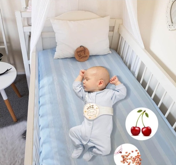 BabyJem Kiraz Çekirdekli Gaz Giderici Kemer 429 Gri - 5