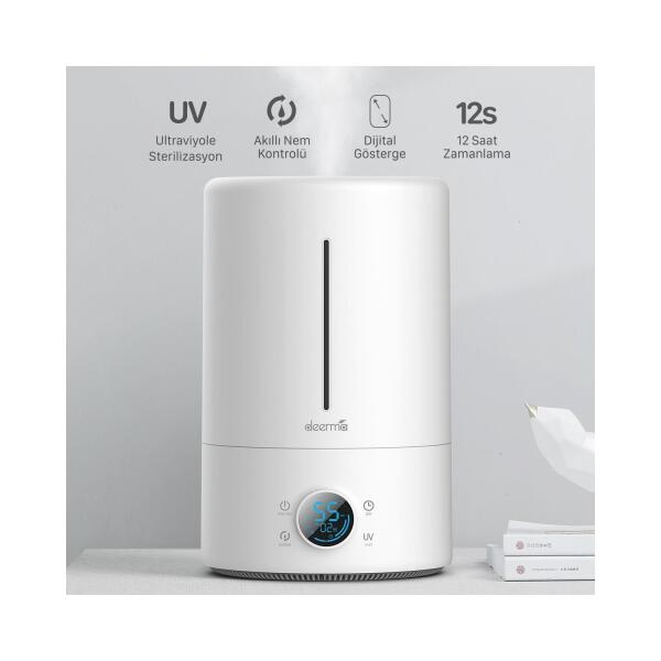 Deerma Ultraviyole Ultrasonic Soğuk Buhar Makinesi F628S - 3