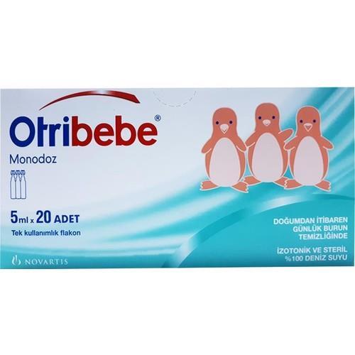 Otribebe Monodoz Serum Fizyolojik %100 Doğal Deniz Suyu 5 ml x 20 Flakon - Otribebe
