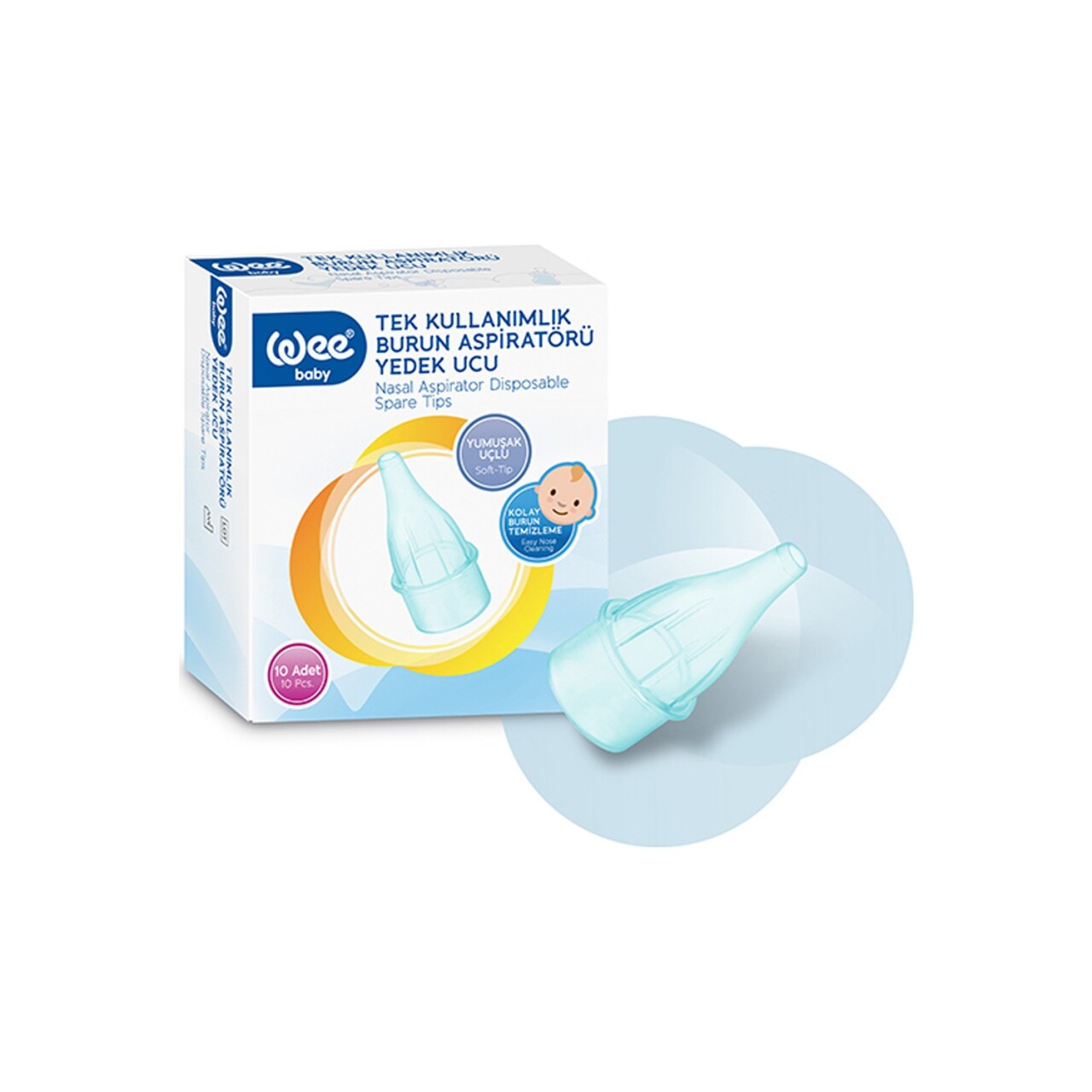 Wee Baby Burun Aspiratörü Yedek Ucu 10'lu 163 - 1