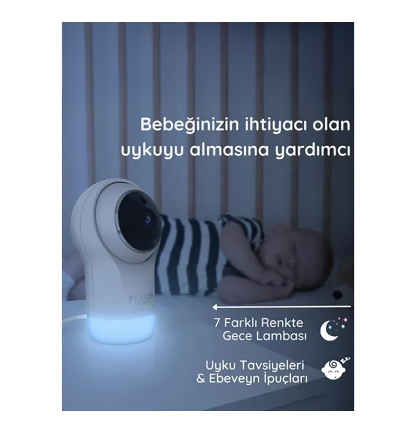 Hubble Glow Full HD Wifi Bebek Kamerası HBL18 - 3
