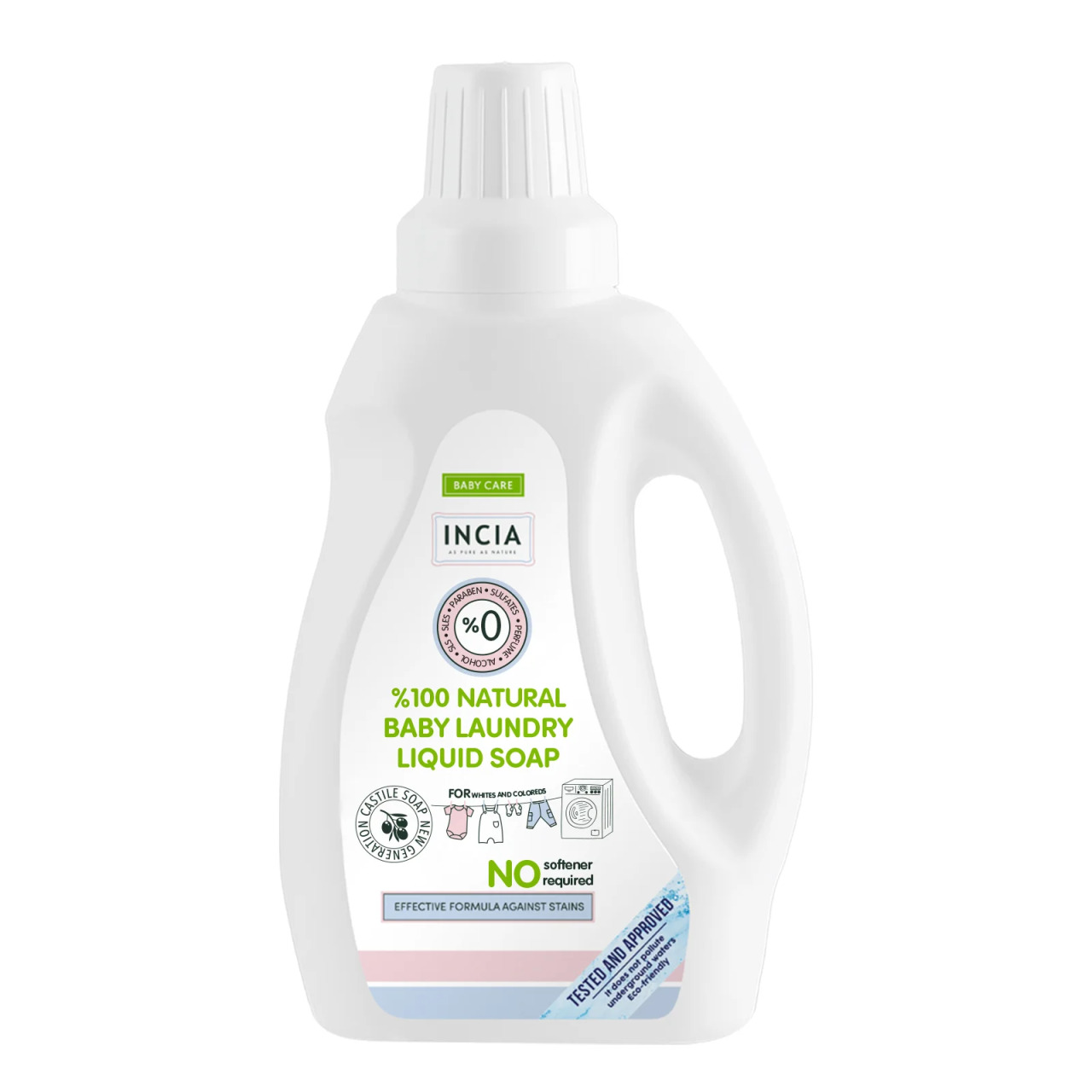 İncia Doğal Bebek Çamaşır Deterjanı 750 ml - 1