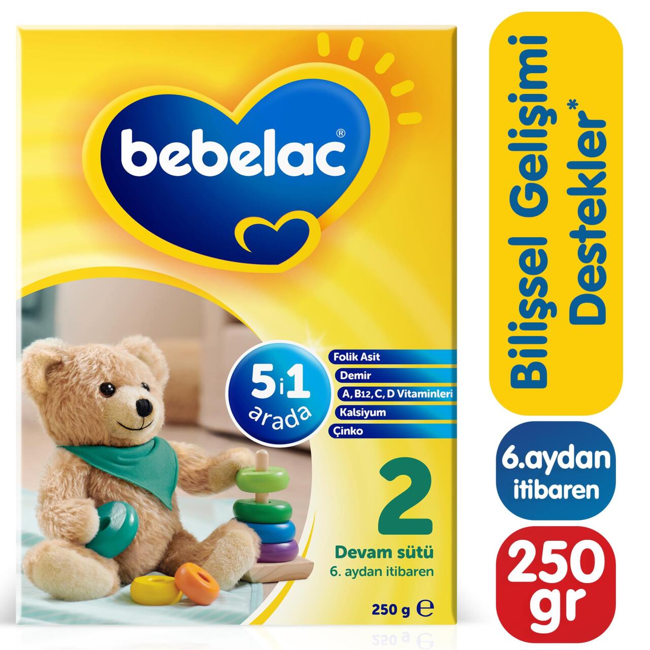 Bebelac Bebek Devam Sütü No2 250 Gr - 1