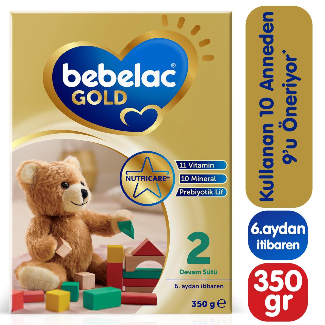 Bebelac Gold Bebek Devam Sütü No2 350 Gr - 1