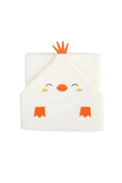 Bebitof Baby Civcivli Bornoz Seti 30038 Ekru - 4